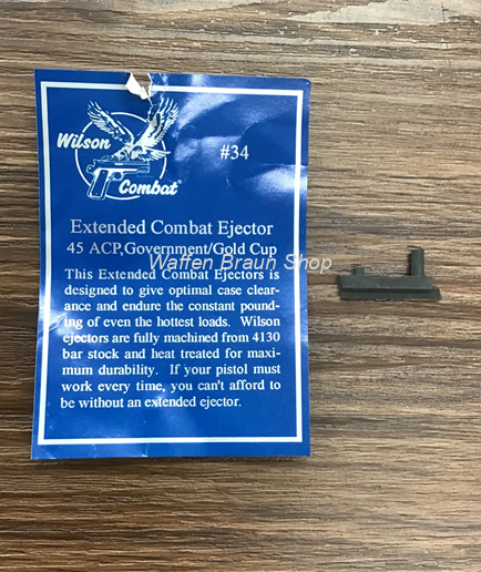 Wilson Combat Extended Combat Ejector .45 ACP, Government/Gold Cup #34 