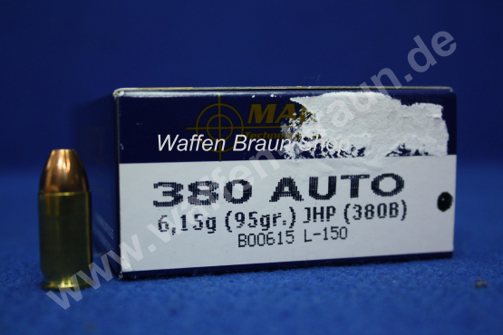 Magtech.380AUTO JHP 95GRS A50 #380B 