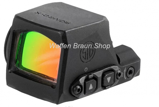 Sig Sauer Romeo-x Reflex Sight, Open,Compackt Footprint 3 MOA Red Dot Black 