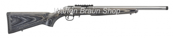 Ruger American Rimfire Target .22lr 18 Zoll Schwarz Laminate 1/2-28 