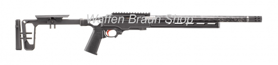 Ruger 10/22 Carbon Fiber .22lr 16,1 Zoll Grau Birke Chassis -LINKSSYSTEM- 
