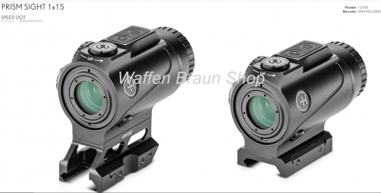 Hawke Prism Sight 1x15 Weaver / Micro T-2 FP 