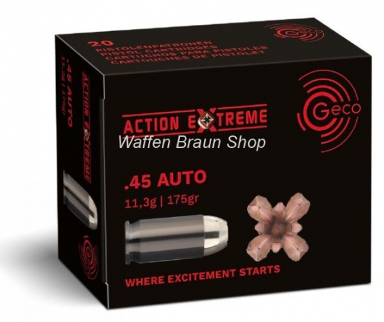 Geco .45 Auto ACTION EXTREME 11,3g 20Stück 
