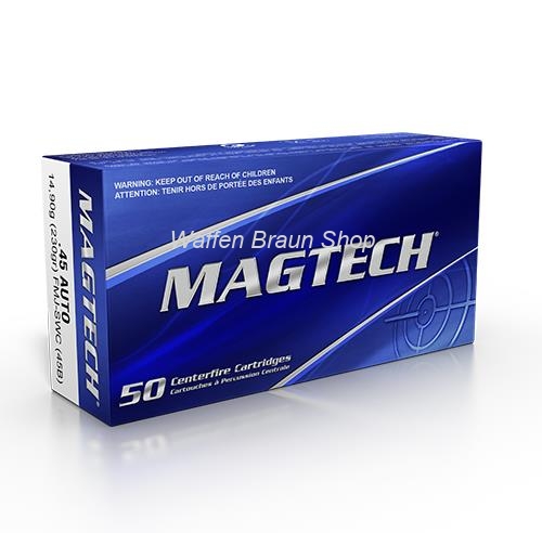 Magtech.45AUTO FMJSWC 230GR A50#45B 