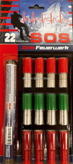 Zink SOS Sortiment 22 Teilig 15mm 
