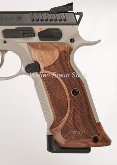 Brünner CZ Shadow 2 verlängerte Ausführung mit Auflage für kleinen Finger mit Rhomlas (PPC/1500/DSB) 