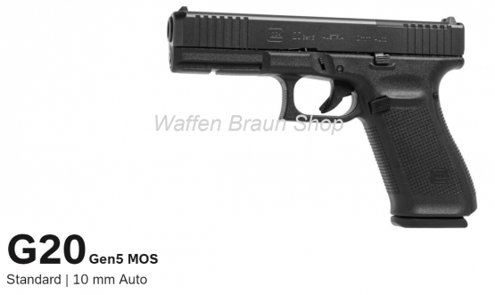 Glock 20 gen 5 FS/M.O.S. 10mm Auto 