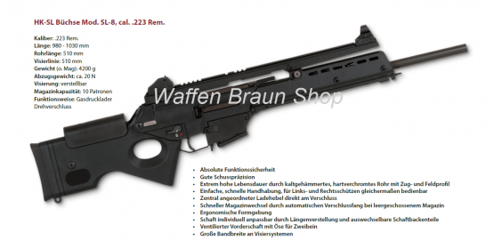 Heckler & Koch SL Büchse SL8-5, Kal. .223 Rem. 
